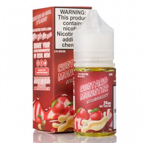 Custard Monster Strawberry Custard Salt 30mL