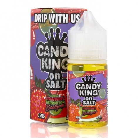 Candy King on Salt Bubblegum Strawberry Watermelon 30mL