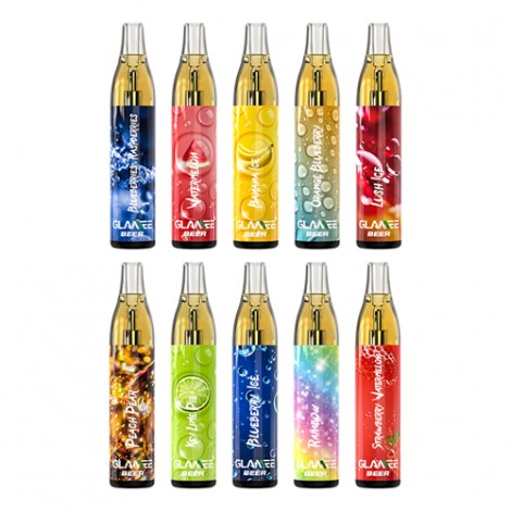 Glamee Beer Disposable Vape Device - 10PK