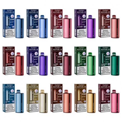 Funky Republic Ti7000 by EB Design Disposable Vape Device - 6PK