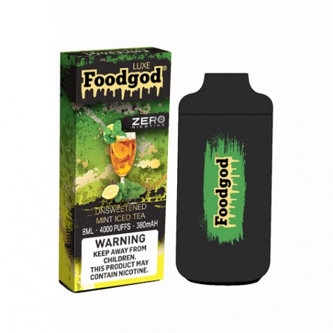 Foodgod ZERO 0% Luxe Disposable Vape Device - 6PK